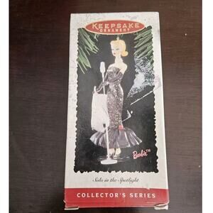 NIB BARBIE KEEPSAKE ORNAMENT SOLO IN THE SPOTLIGHT 1995
